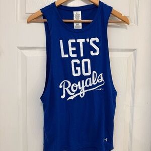 NWT Under Armour Kansas City MLB Let’s Go Royals Tank Top